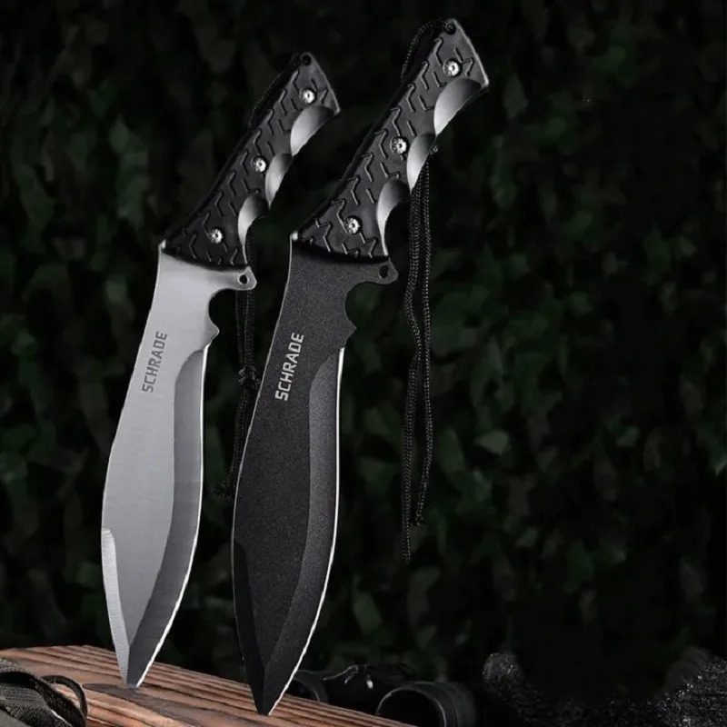 Tactical High Hardness Military Straight Knife Fixed Blade Survival 8cr13mov Outdoor Collection Camping with Cabbard Edc Tools
Tactical High Hardness Military Straight Knife Fixed Blade Survival 8cr13mov Outdoor Collection Camping with Cabbard Edc Tools