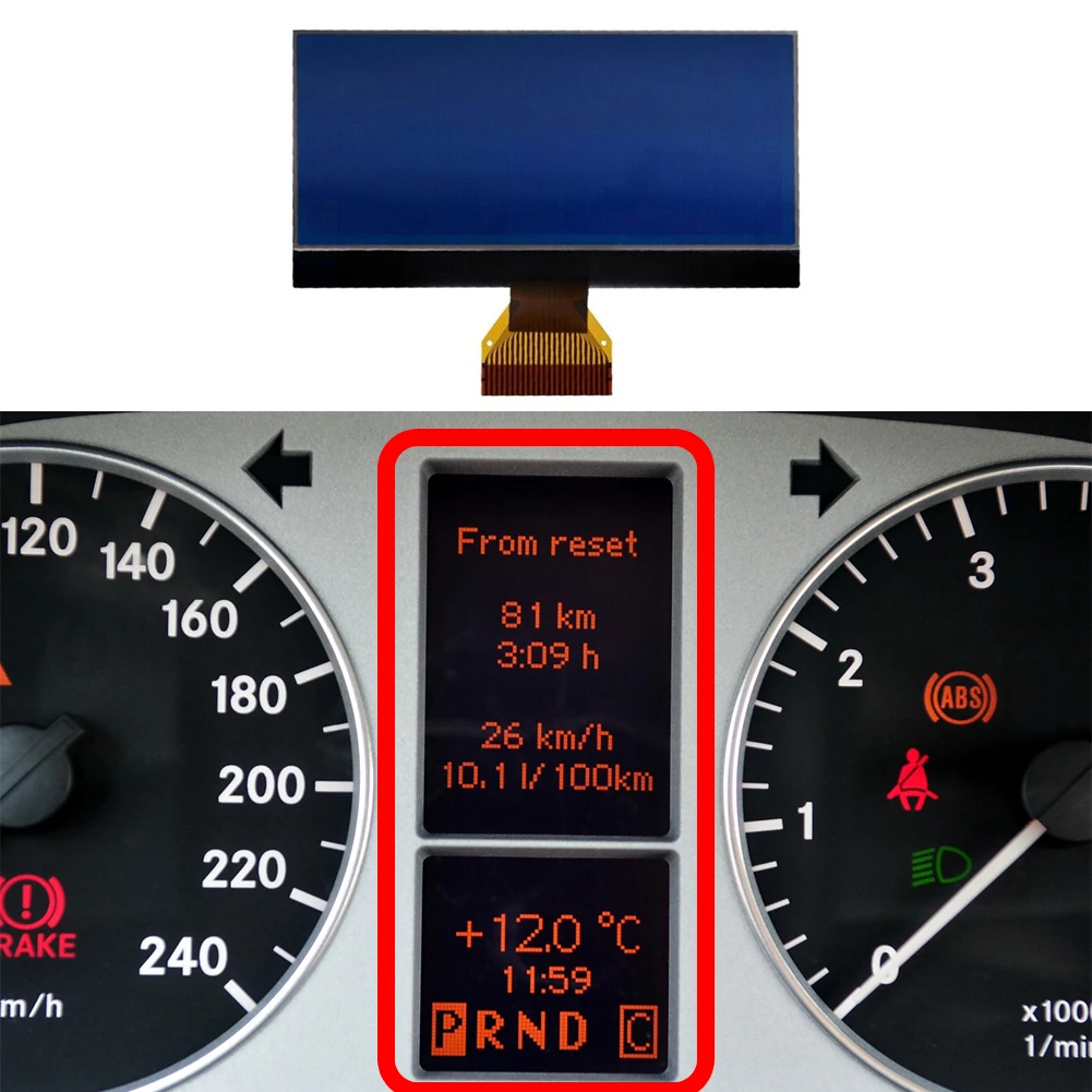 

Car Accessories LCD Display Instrument Cluster Direct Replacement For Mercedes A ∕ B 1pcs LCD Screen 8 Volt Version