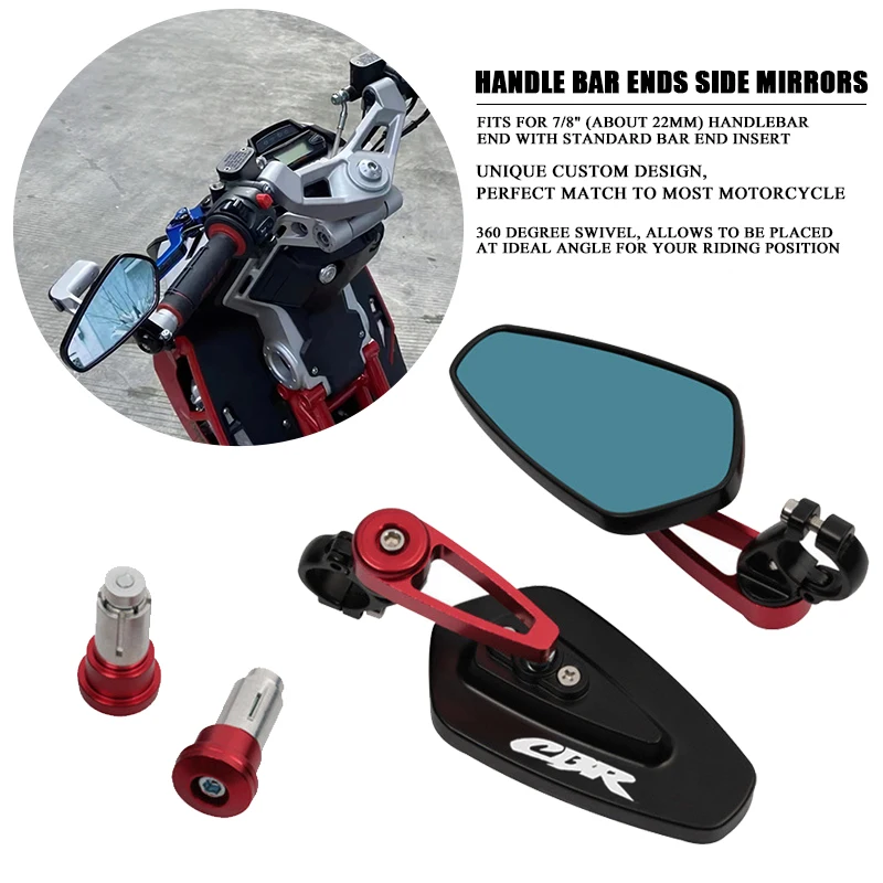 Боковые зеркала заднего вида на руль мотоцикла CNC для Honda CBR600RR CBR1000RR CBR650R CBR500R CBR 600RR 1000RR 650R 500RR 600
Боковые зеркала заднего вида на руль мотоцикла CNC для Honda CBR600RR CBR1000RR CBR650R CBR500R CBR 600RR 1000RR 650R 500RR 600