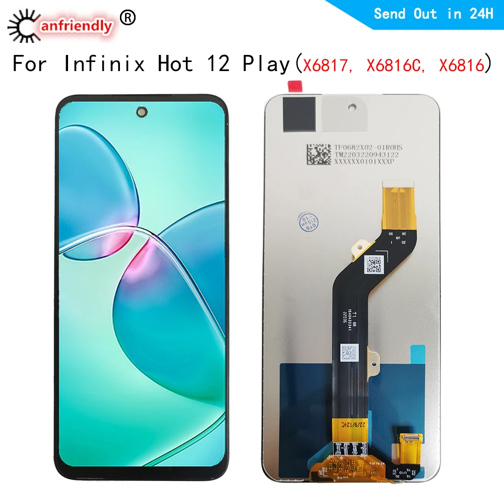 X6817 LCD 6.82" IPS For Infinix Hot 12 Play X6817 X6816C X6816 LCD Display Touch Panel Screen Digitizer Assembly For Hot 12Play
X6817 LCD 6.82" IPS For Infinix Hot 12 Play X6817 X6816C X6816 LCD Display Touch Panel Screen Digitizer Assembly For Hot 12Play