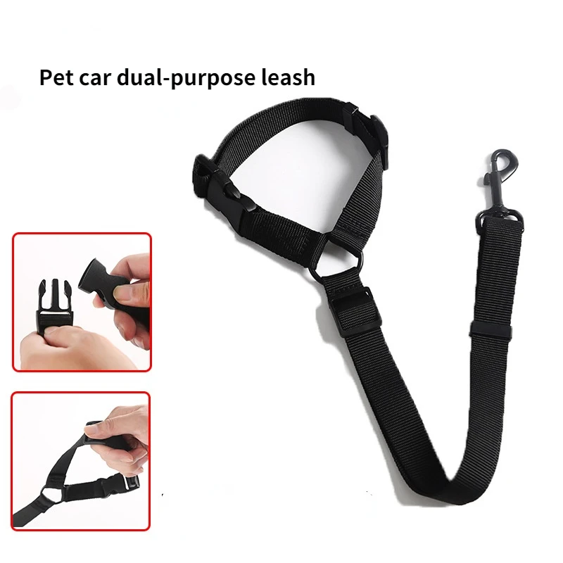 Pet Leash Car Seat Belt 2 In1 Dog Car Dual-use with Rear Seat Leash Dog Harness Retractable Leash Nylon Dog Supplies All Seasons
Pet Leash Car Seat Belt 2 In1 Dog Car Dual-use with Rear Seat Leash Dog Harness Retractable Leash Nylon Dog Supplies All Seasons