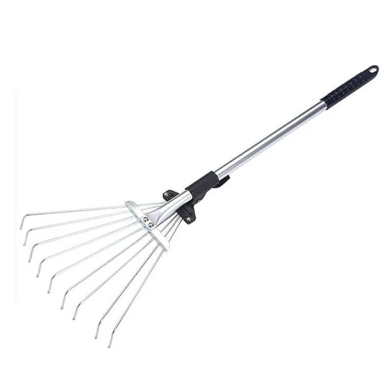 Telescopic Garden Leaves Sweeping Rake Stainless Steel Portable 9 Teeth Garden Rake Garden Leaf Cleaning Tools Dropshipping
Telescopic Garden Leaves Sweeping Rake Stainless Steel Portable 9 Teeth Garden Rake Garden Leaf Cleaning Tools Dropshipping