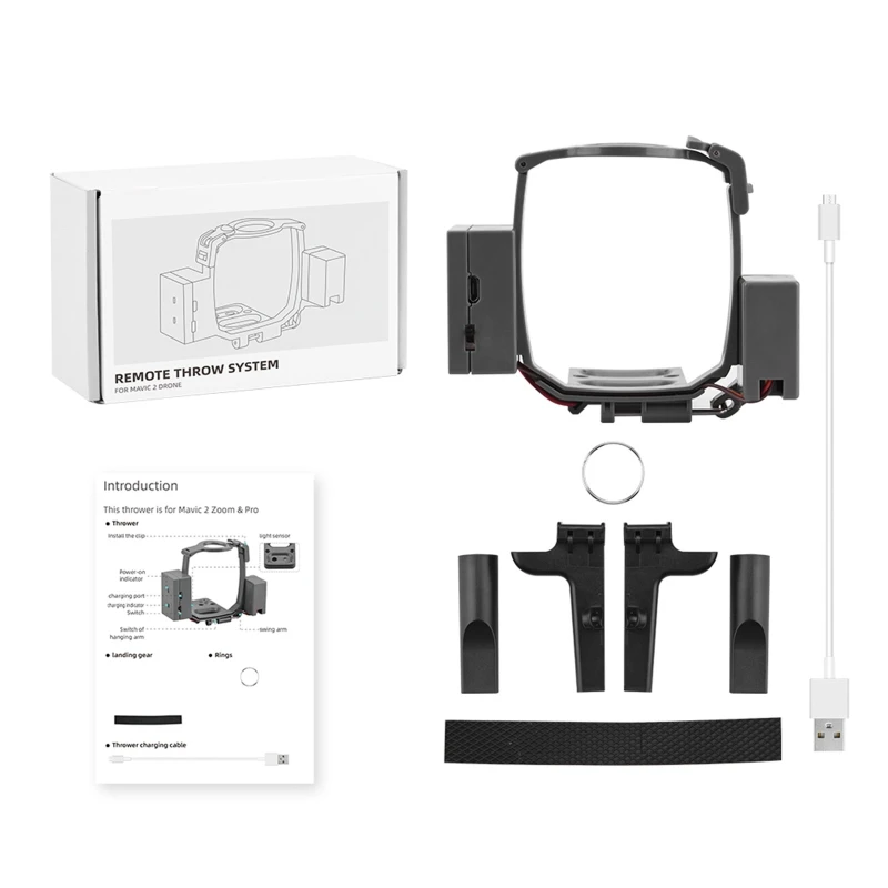 Thrower System for mavic 2 Pro/Zoom Fishing Bait Wedding Ring Gift Deliver Thrower Accessories with Landing Gear
Thrower System for mavic 2 Pro/Zoom Fishing Bait Wedding Ring Gift Deliver Thrower Accessories with Landing Gear