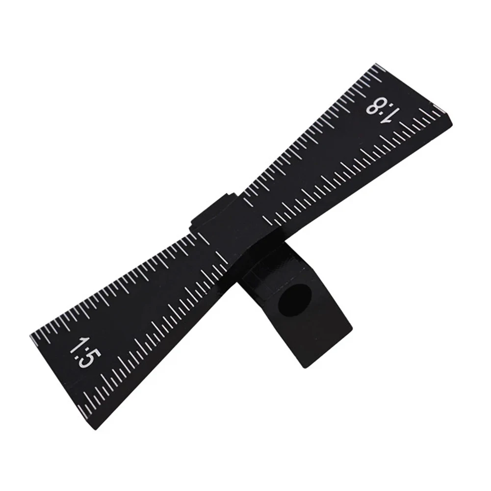 1pc 64mm Woodworking Dovetail Marker Aluminum Alloy Dovetail Marking Template 1:5 & 1:8 For Hardwood Or Softwood
1pc 64mm Woodworking Dovetail Marker Aluminum Alloy Dovetail Marking Template 1:5 & 1:8 For Hardwood Or Softwood