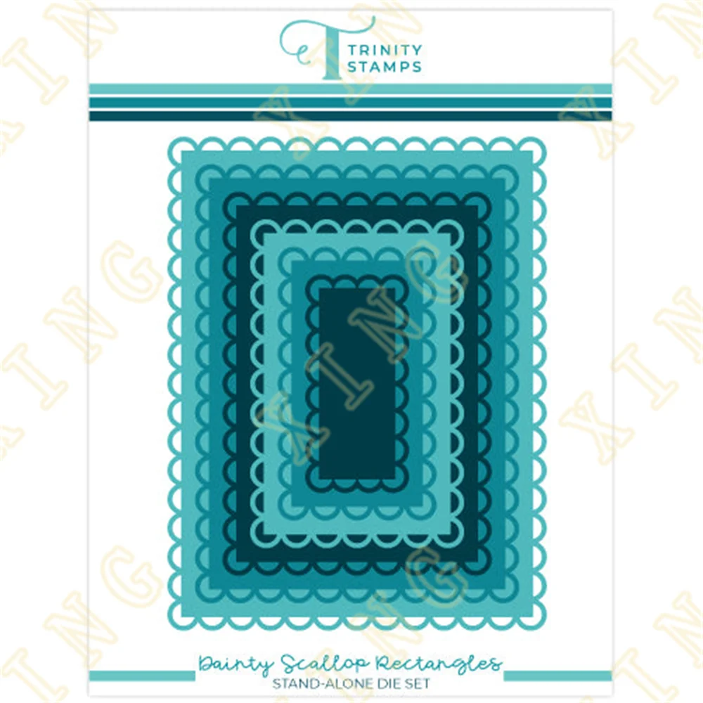 Metal Craft Cutting Dies Diy Scrapbook Paper Diary Decoration Card Handmade Embossing New Product Dainty Scallop Rectangles
Metal Craft Cutting Dies Diy Scrapbook Paper Diary Decoration Card Handmade Embossing New Product Dainty Scallop Rectangles