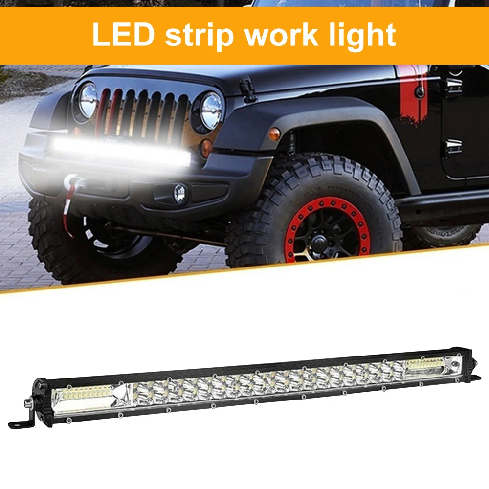 20 Inch Ultra Slim LED Light Bar Spot Flood Combo Driving Fog Car Work Light Lamp For Off-road SUV Boat Truck Auto Accessories
20 Inch Ultra Slim LED Light Bar Spot Flood Combo Driving Fog Car Work Light Lamp For Off-road SUV Boat Truck Auto Accessories
