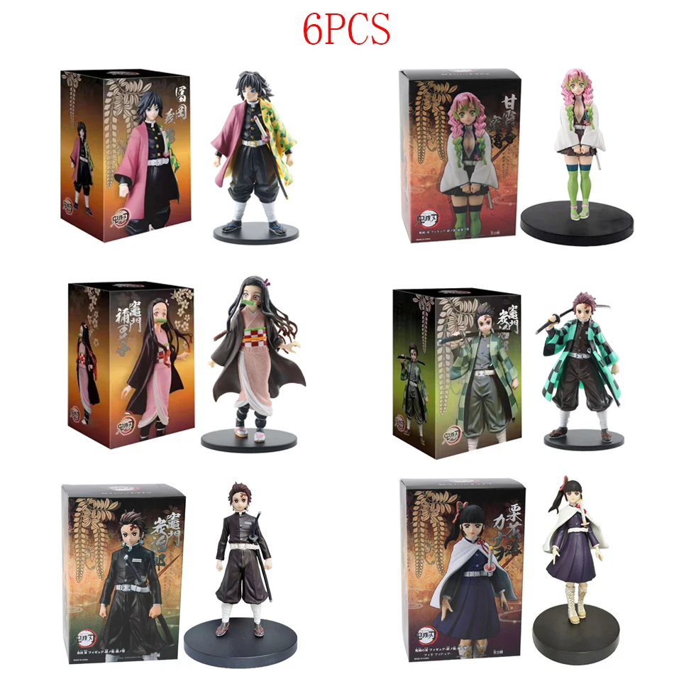 1-6pcs Sell Llike hot Figurine Demon Slayer Action Figura Anime Agatsuma Zenitsu Nezuko Warrior No Yaiba Kimetsu PVC Model Toys
1-6pcs Sell Llike hot Figurine Demon Slayer Action Figura Anime Agatsuma Zenitsu Nezuko Warrior No Yaiba Kimetsu PVC Model Toys