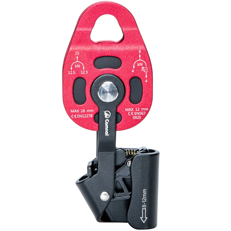 

Climbing Pulley Professional Lift Accessory Convenient Sturdy Practical Load-bearing Ascender Lifter Equipment