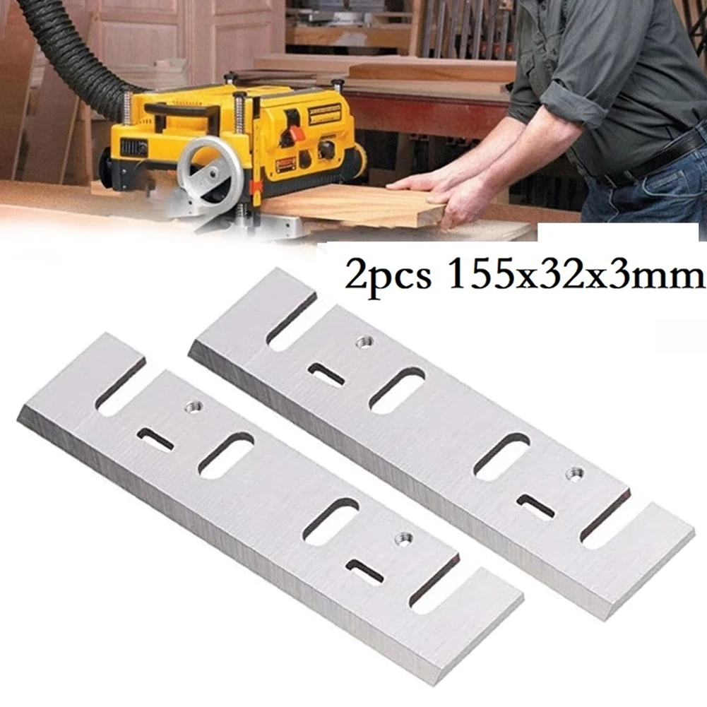 2PCS HSS Electric Planer Blades High Speed Steel Electric Planer Blade For 1805N Electric Planer Woodworking Tools 155x32x3mm
2PCS HSS Electric Planer Blades High Speed Steel Electric Planer Blade For 1805N Electric Planer Woodworking Tools 155x32x3mm