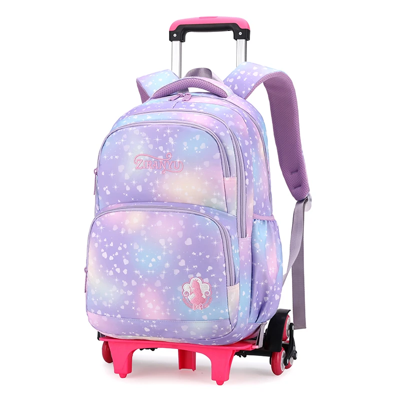 Trolley School Bag Primary School 2 or 6 Wheels Waterproof Rolling Backpack Roller Wheeled Bolso De Escuela De La Carretilla
Trolley School Bag Primary School 2 or 6 Wheels Waterproof Rolling Backpack Roller Wheeled Bolso De Escuela De La Carretilla