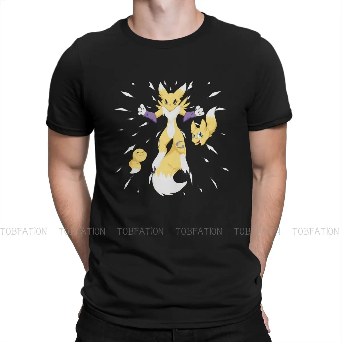 Новейшие футболки Renamon, искусственная Аниме Мужская футболка из Ткани в стиле Харадзюку, уличная одежда с круглым вырезом
Новейшие футболки Renamon, искусственная Аниме Мужская футболка из Ткани в стиле Харадзюку, уличная одежда с круглым вырезом