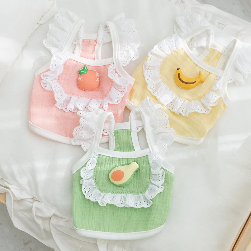 Yellow Banana Pet Vest Summer Puppy Suspender Clothes Three-Dimensional Fruit Pet Clothing Cute Korean Version Of Dog Clothes
Yellow Banana Pet Vest Summer Puppy Suspender Clothes Three-Dimensional Fruit Pet Clothing Cute Korean Version Of Dog Clothes