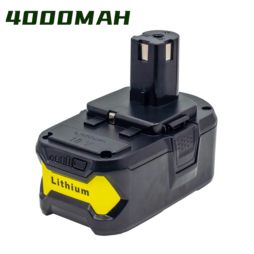 Литий-ионный аккумулятор и зарядное устройство для Ryobi, 18 в, 4,0 Ач, P108, P102, P103, P104, P105, P109
Литий-ионный аккумулятор и зарядное устройство для Ryobi, 18 в, 4,0 Ач, P108, P102, P103, P104, P105, P109