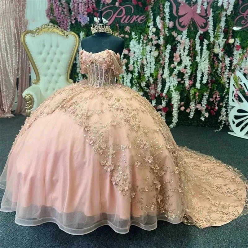 Ashely Alsa Princess Quinceanera Dresses Flower Appliques Beads Ball Gown Sweet 16 Dresses For Prom Birthday Party Gown Vestidos
Ashely Alsa Princess Quinceanera Dresses Flower Appliques Beads Ball Gown Sweet 16 Dresses For Prom Birthday Party Gown Vestidos