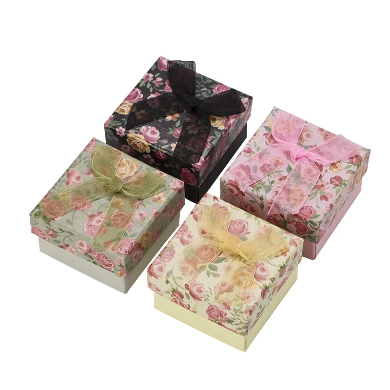 Flower Jewelry Box 5*5*3cm Square Wedding Ring Gift Boxes for Earrings Multi Colors Paper Packaging Jewelry Display Case 16pcs
Flower Jewelry Box 5*5*3cm Square Wedding Ring Gift Boxes for Earrings Multi Colors Paper Packaging Jewelry Display Case 16pcs
