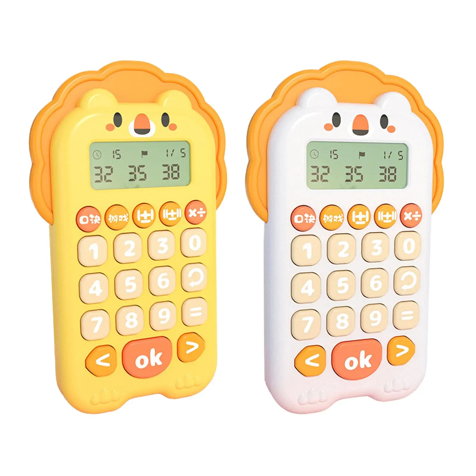

Portable Electronic Calculator 10 Digit Display Math Educational Game Functional Calculators for Student School Boys and Girls