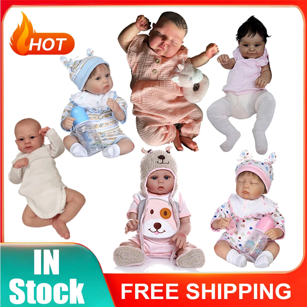 50cm Newborn Baby Dolls 3D Skin 19inch Hand Painted Doll with Feeding Kit Full Body Sleeping Soft For Collection Kids Dolls Girl
50cm Newborn Baby Dolls 3D Skin 19inch Hand Painted Doll with Feeding Kit Full Body Sleeping Soft For Collection Kids Dolls Girl