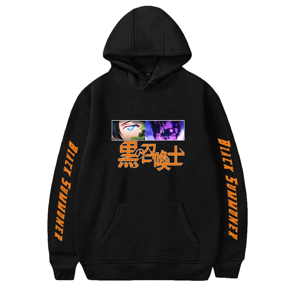 Толстовка унисекс черная с длинным рукавом и рисунком аниме 
Толстовка унисекс черная с длинным рукавом и рисунком аниме