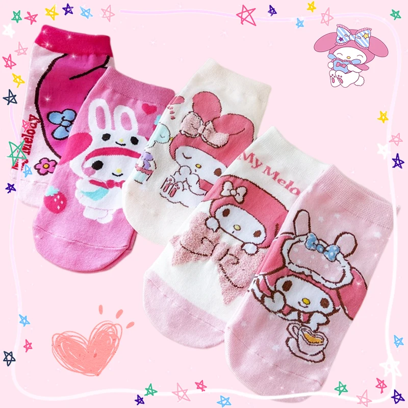 My melody Socks Short Kawaii Soft Cotton Summer Cartoon Decoration Anime Sanrioed Lovely Stylish Cute Kids Girls Gift Pink Sock
My melody Socks Short Kawaii Soft Cotton Summer Cartoon Decoration Anime Sanrioed Lovely Stylish Cute Kids Girls Gift Pink Sock
