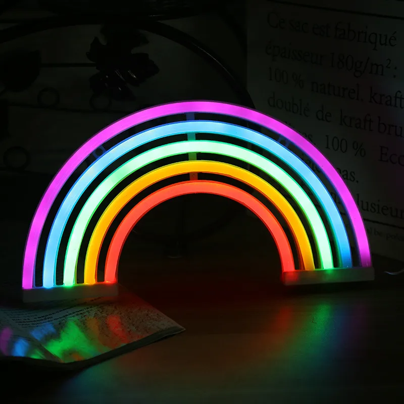 Colorful Rainbow Neon Sign LED Rainbow Light Lamp for Dorm Decor Rainbow Decor Neon Lamp Wall Decor Christmas Neon Bulb LED Tube
Colorful Rainbow Neon Sign LED Rainbow Light Lamp for Dorm Decor Rainbow Decor Neon Lamp Wall Decor Christmas Neon Bulb LED Tube