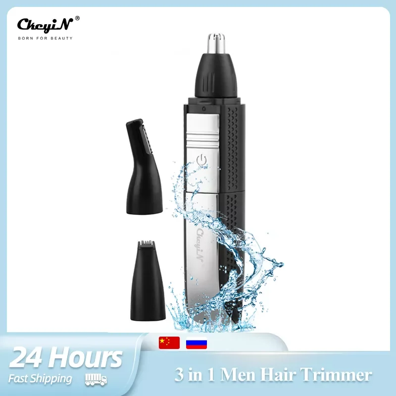 CkeyiN 3 In 1 Electric Nose Ear Hair Trimmer Portable Men Eyebrow Beard Clipper Waterproof Haircut Rechargeable Shaver Washable
CkeyiN 3 In 1 Electric Nose Ear Hair Trimmer Portable Men Eyebrow Beard Clipper Waterproof Haircut Rechargeable Shaver Washable
