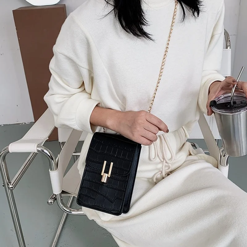 Fashion Women's Bag Shoulder Bag Mobile Phone Bag PU Buckle Crossbody Bags for Women
Fashion Women's Bag Shoulder Bag Mobile Phone Bag PU Buckle Crossbody Bags for Women