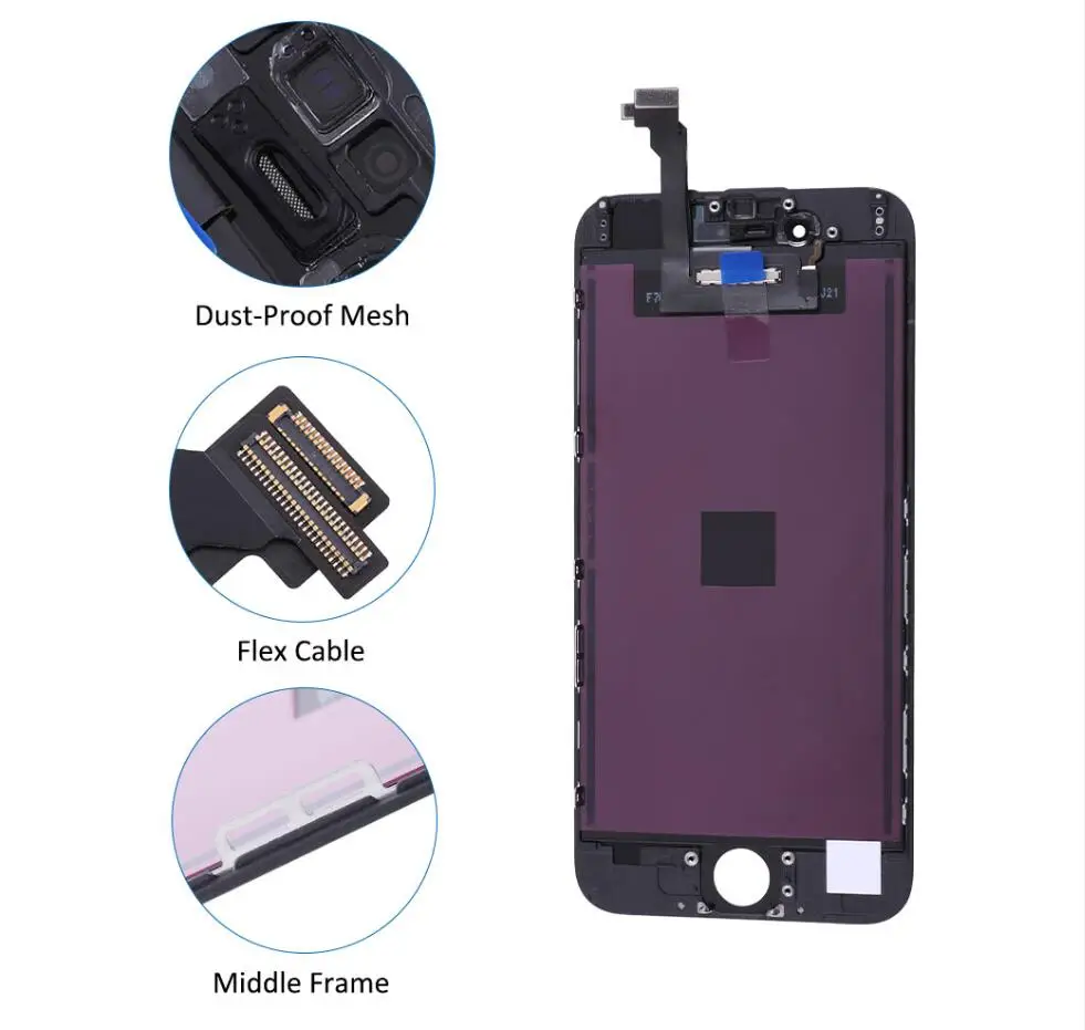 OEM LCD Display For iPhone 6 7 8 6S Plus Screen 3D Touch Digitizer Assembly Mobile Phone Repair Pantalla Replace new
OEM LCD Display For iPhone 6 7 8 6S Plus Screen 3D Touch Digitizer Assembly Mobile Phone Repair Pantalla Replace new
