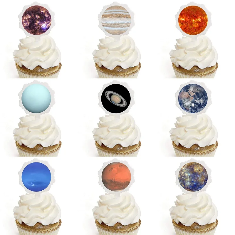 9pcs Galaxy Solar System Cupcake Toppers space Nine Planets Dessert Cake Toppers Kids Birthday Baby Shower Party
9pcs Galaxy Solar System Cupcake Toppers space Nine Planets Dessert Cake Toppers Kids Birthday Baby Shower Party