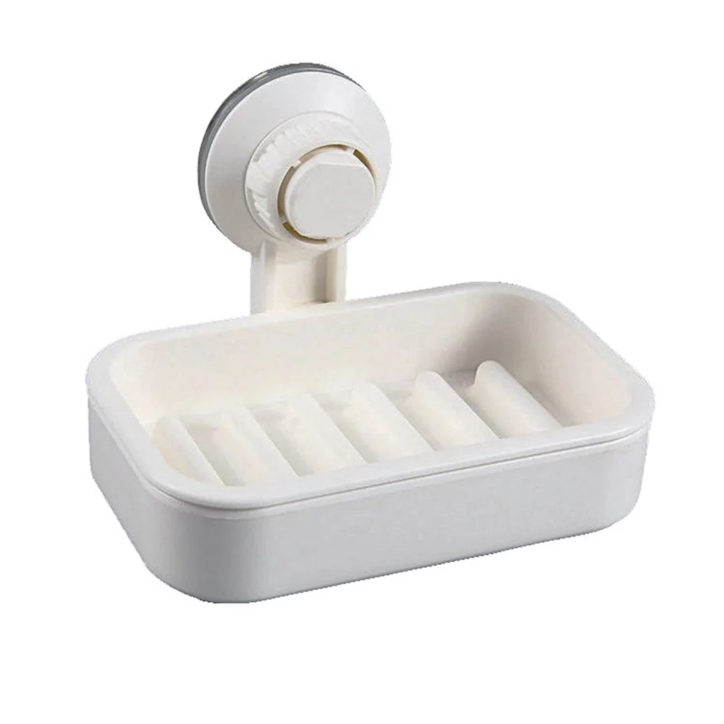 Plastic Soap Dish Suction Cup Box Wall-Mounted Rack Holder Draining Tray Bathroom
Plastic Soap Dish Suction Cup Box Wall-Mounted Rack Holder Draining Tray Bathroom