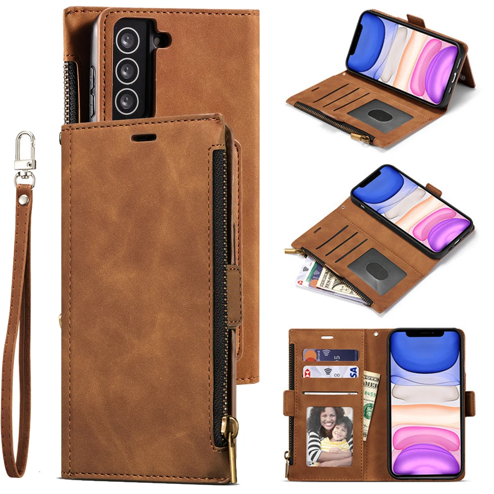 S23 S 22 5G Flip Case for Samsung S22 S23 Ultra Note 20 Leather Zipper Wallet Case for Galaxy S21 FE S 22 21 20 10 S9 Plus Cover
S23 S 22 5G Flip Case for Samsung S22 S23 Ultra Note 20 Leather Zipper Wallet Case for Galaxy S21 FE S 22 21 20 10 S9 Plus Cover