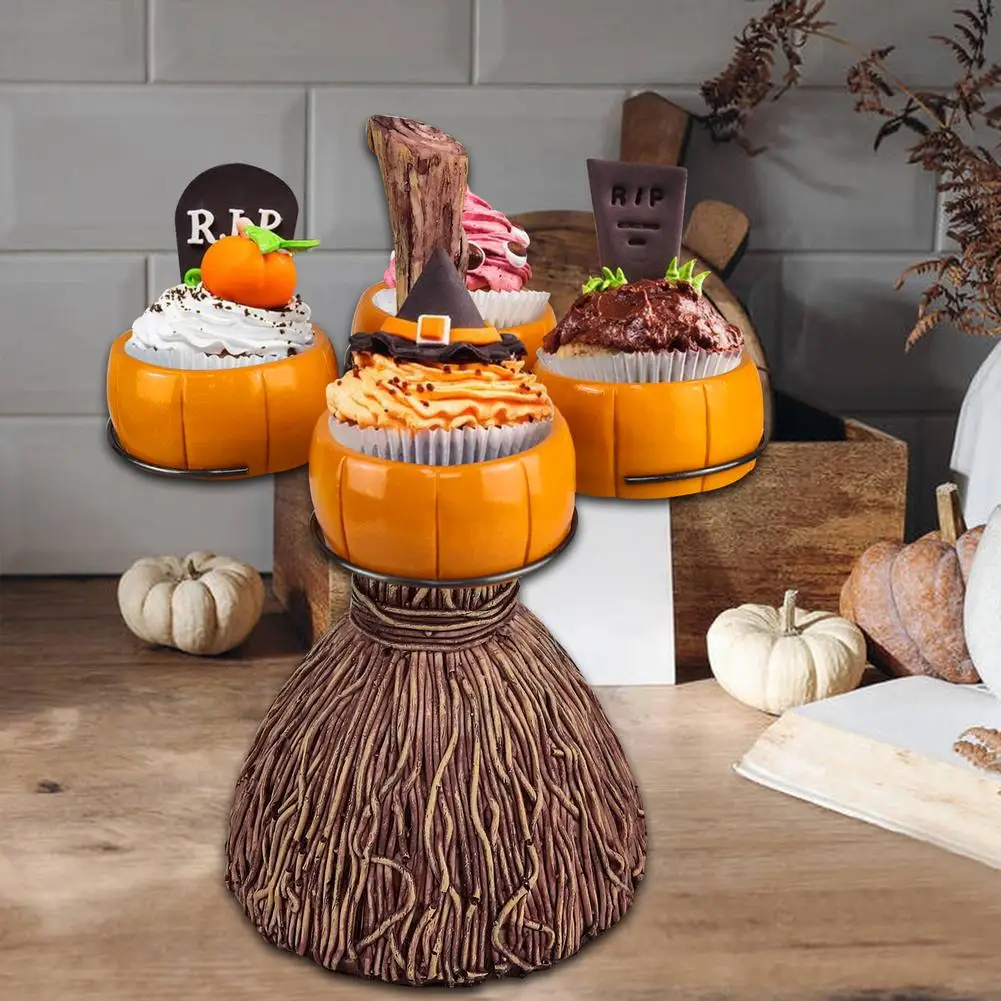 Resin Broom Pumpkin Snack Bowl Stand Holder Halloween Party Supplies For Serving Snacks Salad Dessert Candy
Resin Broom Pumpkin Snack Bowl Stand Holder Halloween Party Supplies For Serving Snacks Salad Dessert Candy