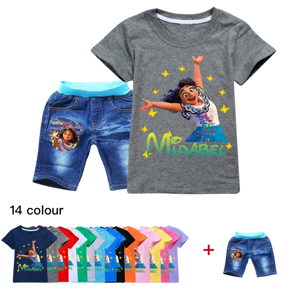 2022 New Disney Encanto Spring and Autumn Cartoon Printed Cotton Children's Sweater + Denim Shorts 2-16Y
2022 New Disney Encanto Spring and Autumn Cartoon Printed Cotton Children's Sweater + Denim Shorts 2-16Y
