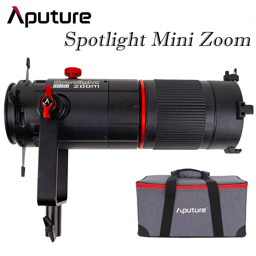 Aputure Spotlight Mini Zoom Precision Projection Lens 2X Zoom For LS 60D 60X Lighting Modifier 15°~30° Adjustable Focus 15 Gobos
Aputure Spotlight Mini Zoom Precision Projection Lens 2X Zoom For LS 60D 60X Lighting Modifier 15°~30° Adjustable Focus 15 Gobos