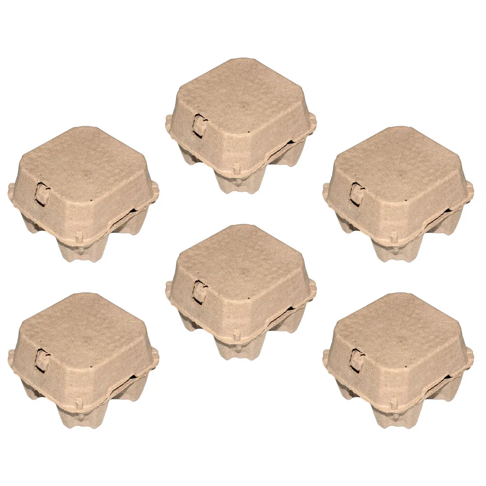 6 Pcs Pulp Egg Tray Empty Carton Paper Brackets Large Container Holder Cartons Home
6 Pcs Pulp Egg Tray Empty Carton Paper Brackets Large Container Holder Cartons Home