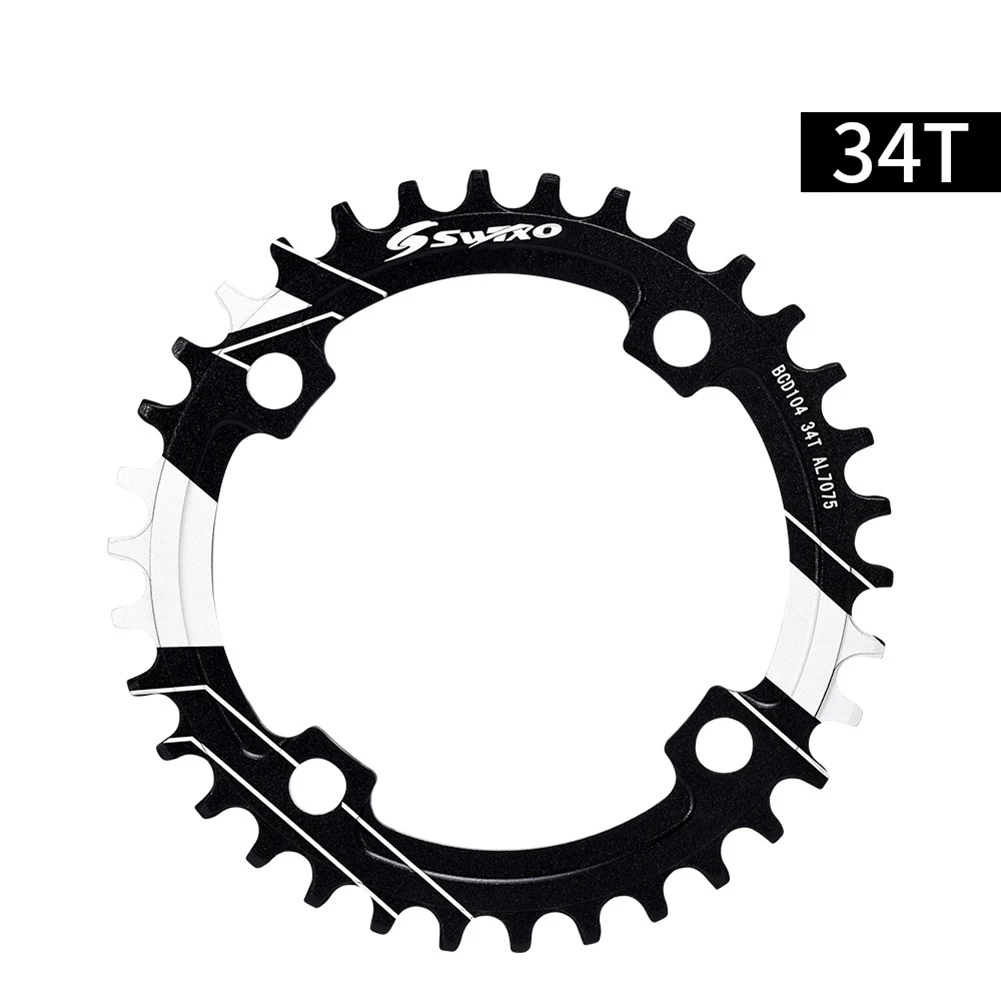 Bicycle Crankset 104BCD Positive And Negative Tooth Single 32T/34T/36T/38T Aluminum Alloy 104 Mountain Chainring 5mm Thickness
Bicycle Crankset 104BCD Positive And Negative Tooth Single 32T/34T/36T/38T Aluminum Alloy 104 Mountain Chainring 5mm Thickness