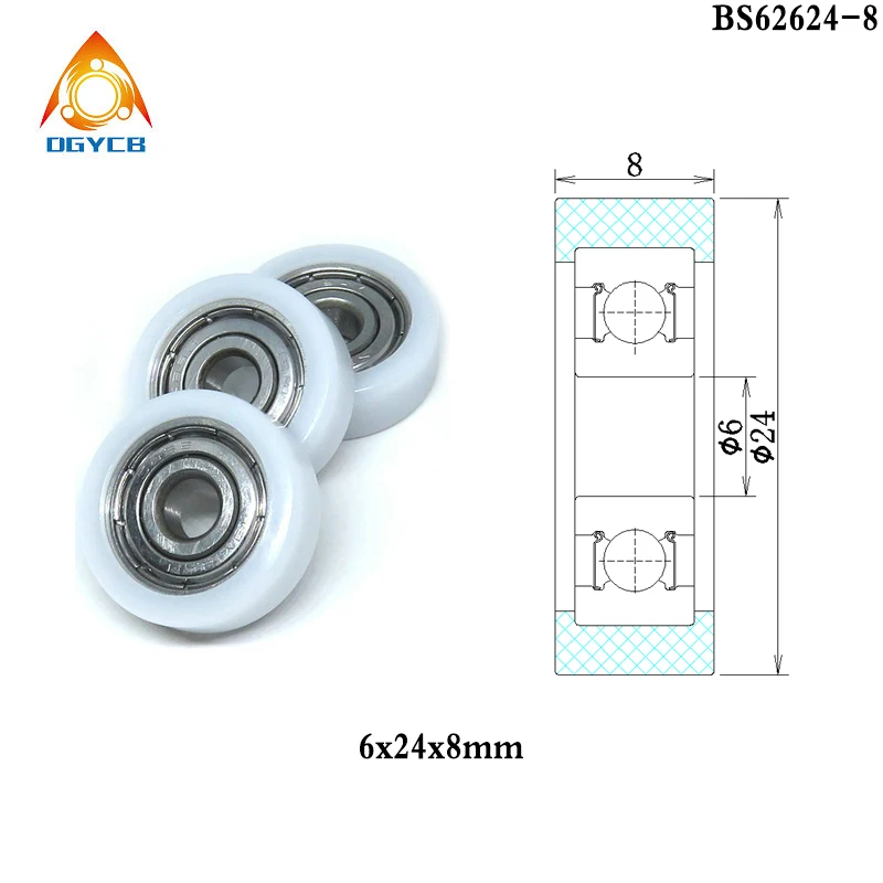 4pcs 6x24x8mm Nylon Plastic Wheel With Bearings 6*24*8 Miniature Flat Pulley BS62624-8 OD 24mm POM Hard Bearing Drawers Showcase
4pcs 6x24x8mm Nylon Plastic Wheel With Bearings 6*24*8 Miniature Flat Pulley BS62624-8 OD 24mm POM Hard Bearing Drawers Showcase