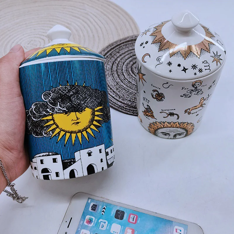 Creative Face Ceramic Storage Jar Living Room Decoration Scented Candle Bottle Jewelry Makeup Brush Storage Jar Interior Decor
Creative Face Ceramic Storage Jar Living Room Decoration Scented Candle Bottle Jewelry Makeup Brush Storage Jar Interior Decor