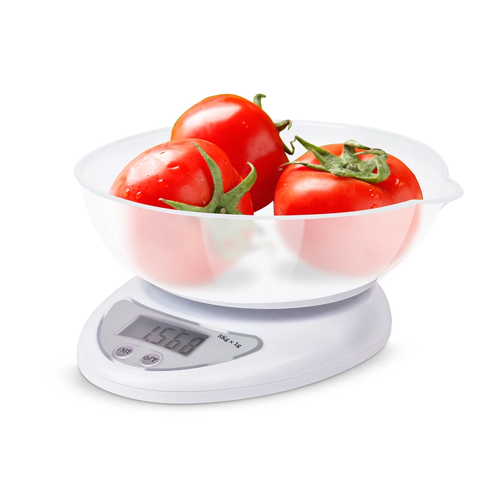 

5kg/1g Portable Digital Scale LED Electronic Scales Postal Food Balance Measuring Weight Kitchen LED Electronic Scales