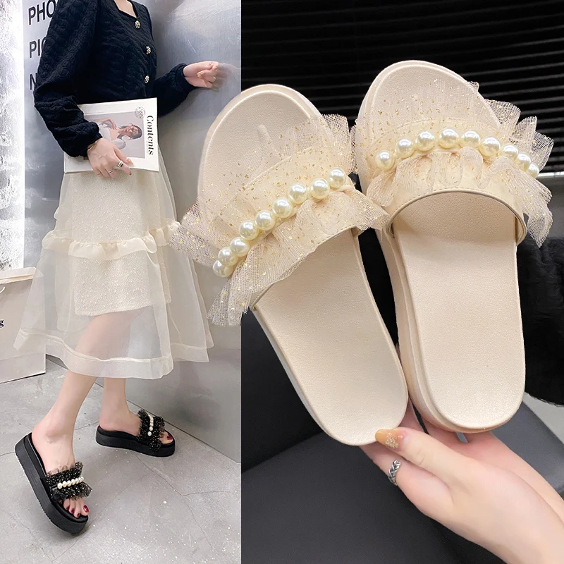 Shoes Woman 2022 Med Female Slippers Platform Luxury Slides Heeled Mules New Designer Flat High Fashion Scandals PU Rubber
Shoes Woman 2022 Med Female Slippers Platform Luxury Slides Heeled Mules New Designer Flat High Fashion Scandals PU Rubber