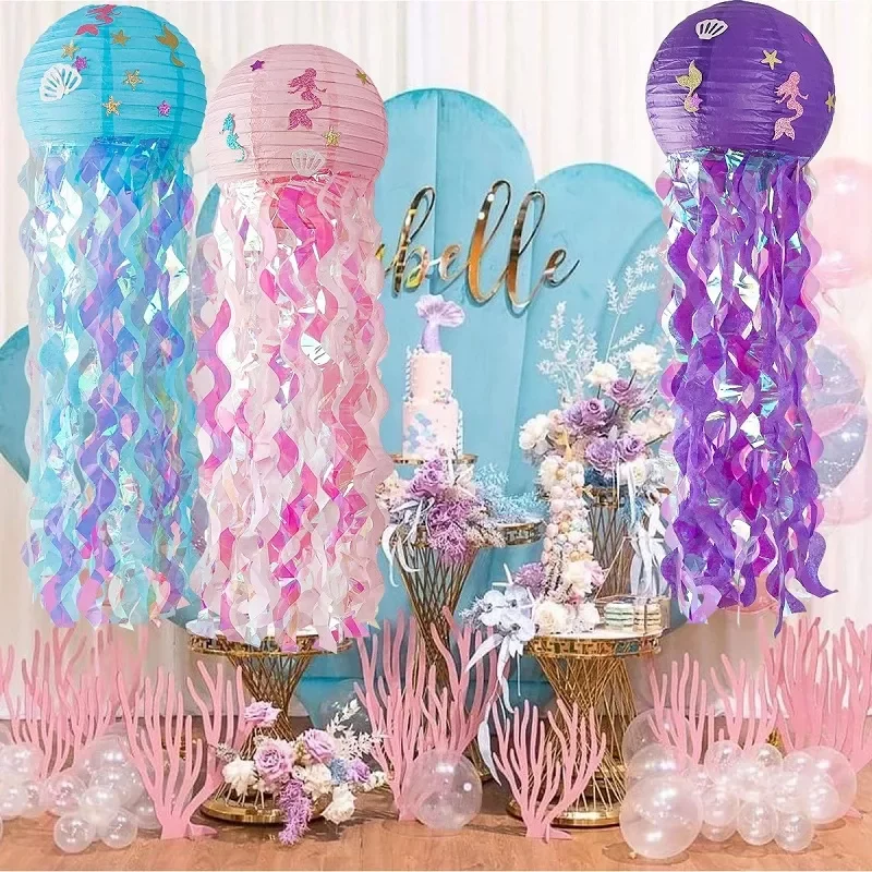 Mermaid Theme Party Decoration DIY Hanging Jellyfish Lantern Little Mermaid Under The Sea Birthday Party Decorations Baby Shower
Mermaid Theme Party Decoration DIY Hanging Jellyfish Lantern Little Mermaid Under The Sea Birthday Party Decorations Baby Shower