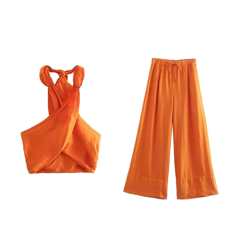 2022 Female Clothing New Fashion Silk-Satin Wide-leg Pant Vintage Casual Folds High Waisted Summer Pants For Women
2022 Female Clothing New Fashion Silk-Satin Wide-leg Pant Vintage Casual Folds High Waisted Summer Pants For Women