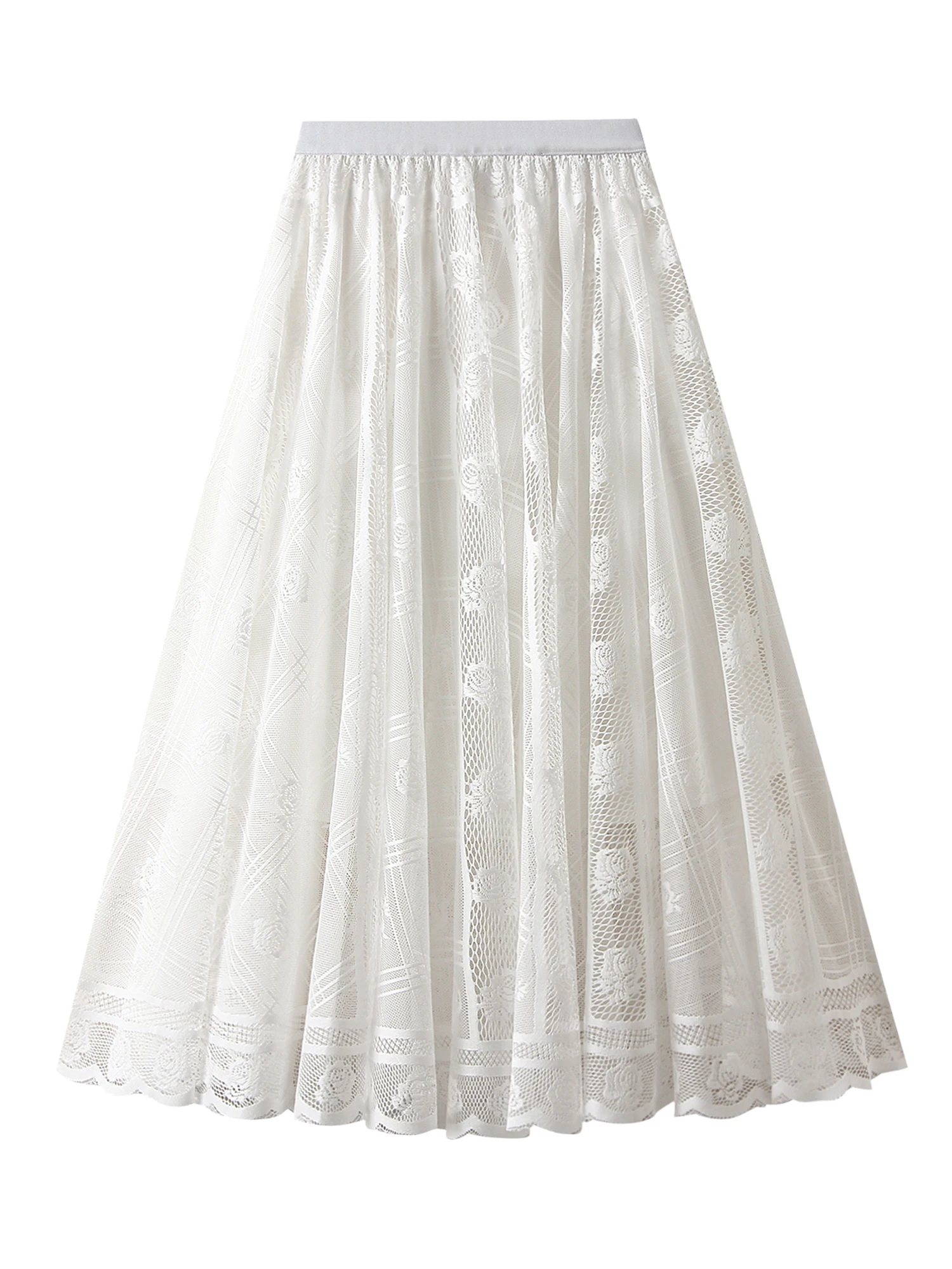 Women s Tulle Skirts 3D Floral Embroidery Lace Layered Elastic High Waist Tutu Midi Skirt Pleated Mesh A-Line Skirt (as1
Women s Tulle Skirts 3D Floral Embroidery Lace Layered Elastic High Waist Tutu Midi Skirt Pleated Mesh A-Line Skirt (as1