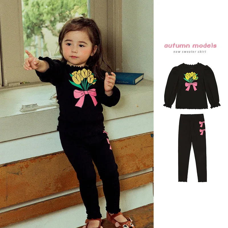 Girls T-shirt fall 2022 new puff sleeves bow children's bottoms shirt cotton cute tights girls two-piece set children's wear
Girls T-shirt fall 2022 new puff sleeves bow children's bottoms shirt cotton cute tights girls two-piece set children's wear
