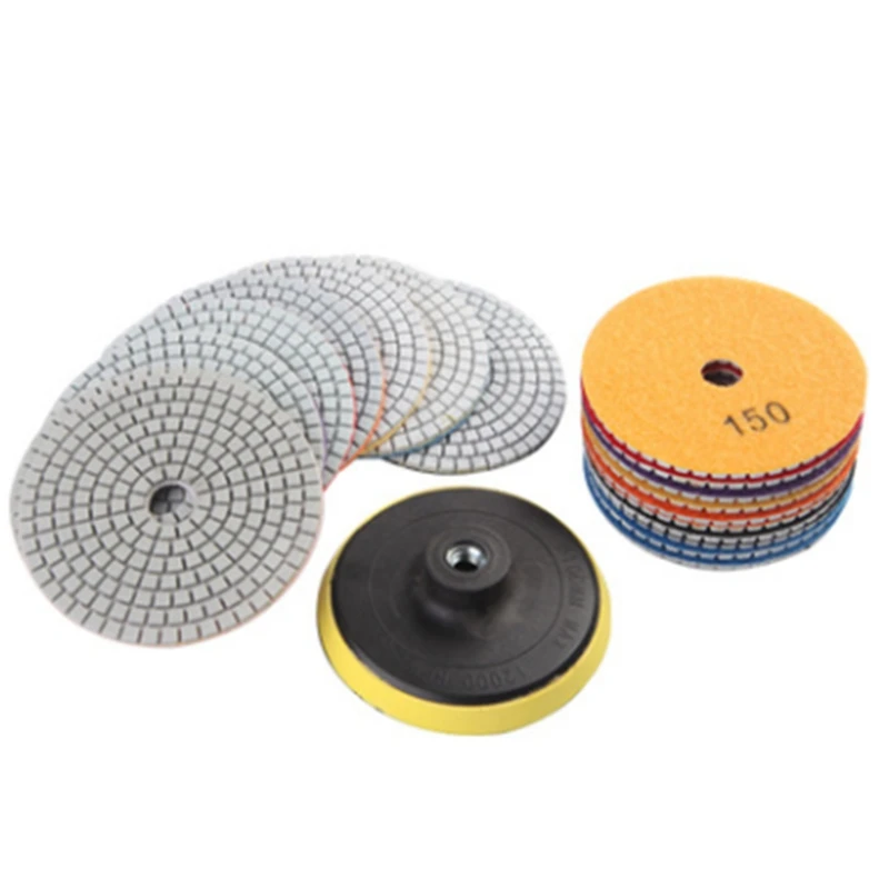 19Pcs Diamond Polishing Kit 4 Inch 100Mm Wet/Dry For Granite Stone Concrete Marble Polishing Using Grinding Wheel Set
19Pcs Diamond Polishing Kit 4 Inch 100Mm Wet/Dry For Granite Stone Concrete Marble Polishing Using Grinding Wheel Set
