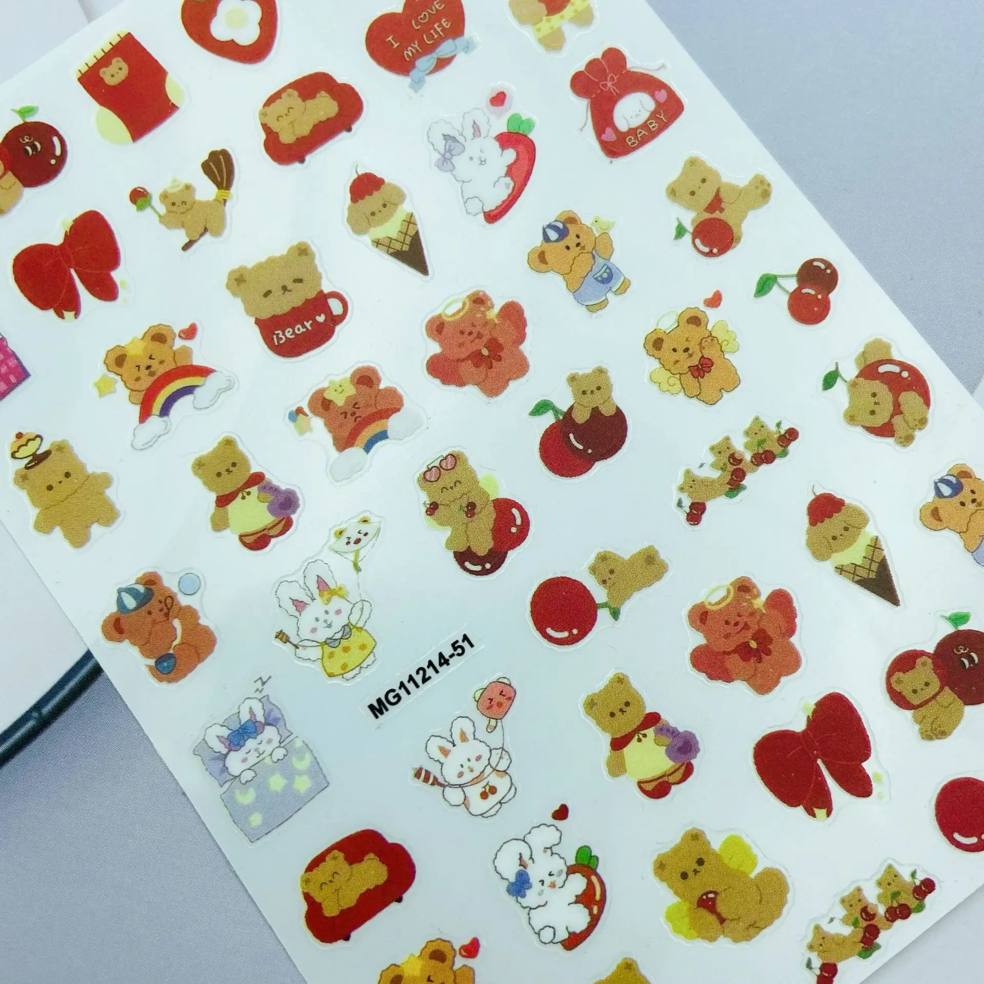 10 Packs of Art Nail Art Stickers Cartoon Bear Bunny Nail Art Decorations Handmade DIY Nail Art Accessories Press on Nails
10 Packs of Art Nail Art Stickers Cartoon Bear Bunny Nail Art Decorations Handmade DIY Nail Art Accessories Press on Nails