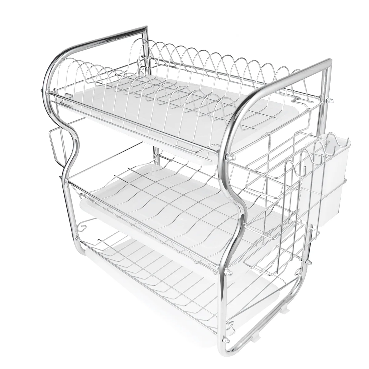 Kitchen Cutlery Drain Rack Layer Dish Drainer Iron Storage Organizer Rustproof Dishes Plates Organization Shelf
Kitchen Cutlery Drain Rack Layer Dish Drainer Iron Storage Organizer Rustproof Dishes Plates Organization Shelf