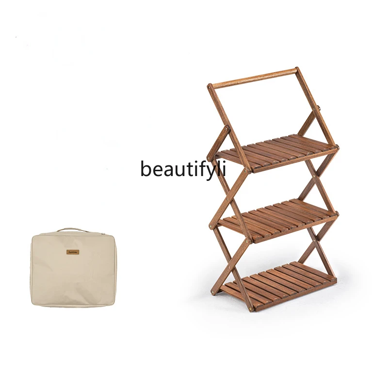 Многоярусная уличная стойка для хранения zq, складной переносной стол из массива дерева для кемпинга и отдыха на природе 
Многоярусная уличная стойка для хранения zq, складной переносной стол из массива дерева для кемпинга и отдыха на природе