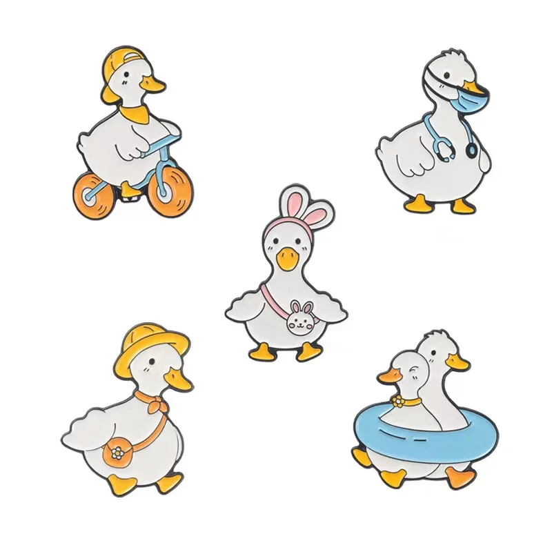 25PCS/Pack Cartoon Duck Pins Enamel Brooches Lapel Pin Badge Fashion Jewelry Accessory Kawaii Wedding Guest Gifts for Girls Boys
25PCS/Pack Cartoon Duck Pins Enamel Brooches Lapel Pin Badge Fashion Jewelry Accessory Kawaii Wedding Guest Gifts for Girls Boys
