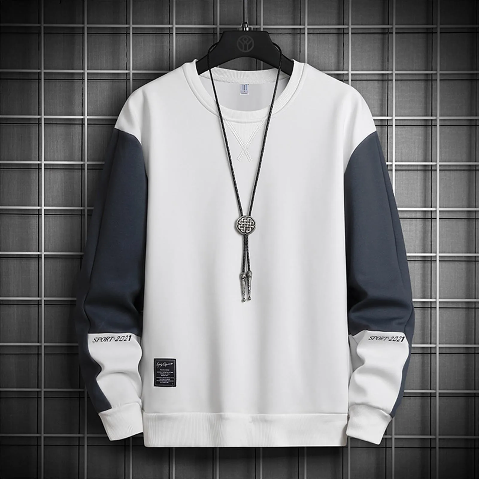 Spring Men Sweatshirts Long Sleeve Pullover Tops Color Splice Long-Sleeve Mens Sweatshirt Casual Coats Autumn Outerwear Hip Hop 
Spring Men Sweatshirts Long Sleeve Pullover Tops Color Splice Long-Sleeve Mens Sweatshirt Casual Coats Autumn Outerwear Hip Hop