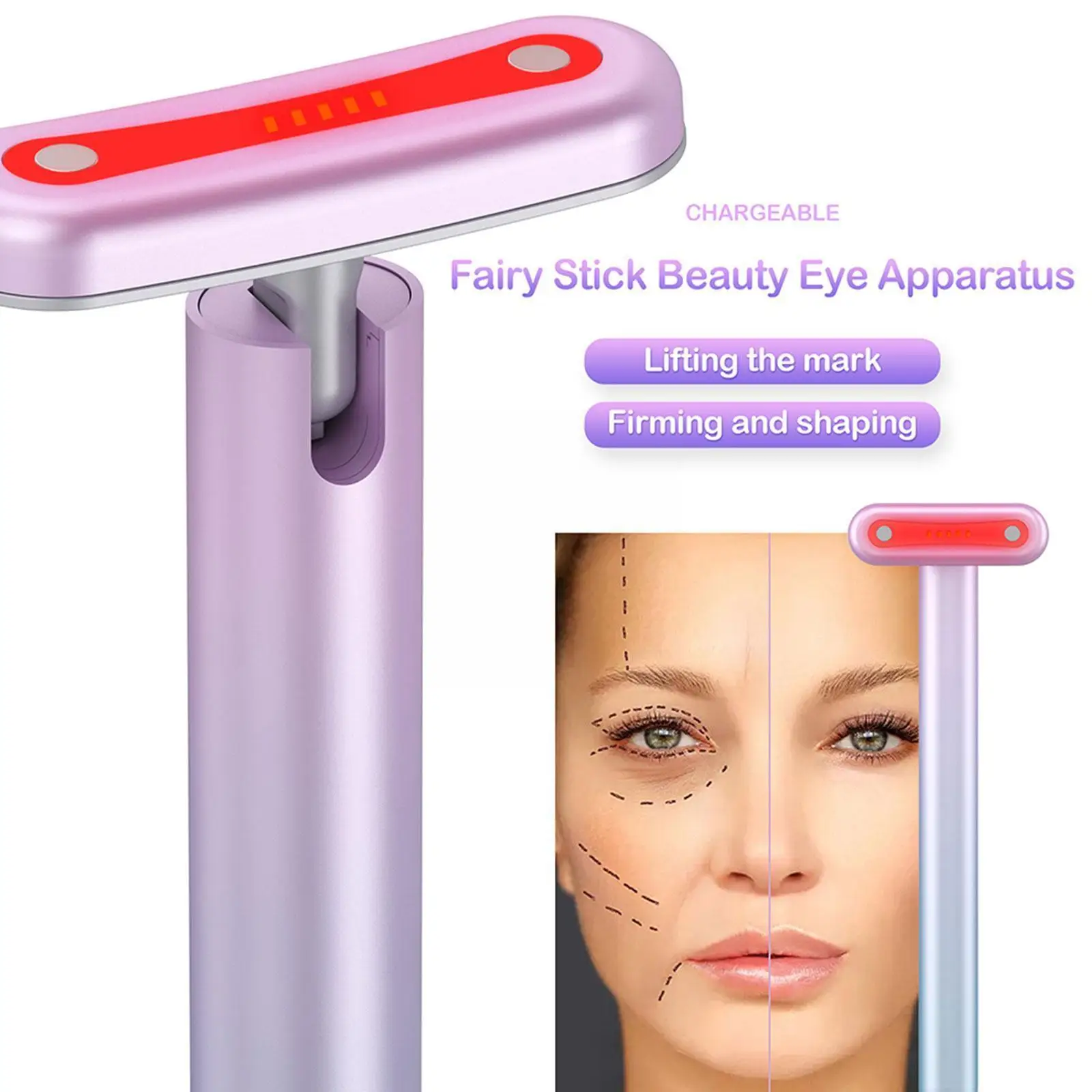 New Mini Electric Vibration Eye Face Massager Anti-ageing Wrinkle Beauty Rejuvenation Pen Circle Care Removal Portable Pen I1s5
New Mini Electric Vibration Eye Face Massager Anti-ageing Wrinkle Beauty Rejuvenation Pen Circle Care Removal Portable Pen I1s5